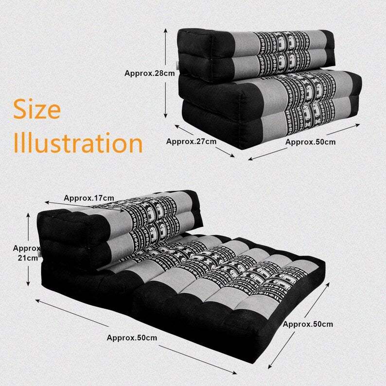 3-Fold Zafu Meditation Cushion Set Blue Medium SizeNew Arrival! 50 cm x50 cm 100% Kapok Cotton Foldable

50 cm x 50 cm in size. Filled with organic kapok fibre which is allergen free and gives fantastic long lasting Health & Beauty > Health & Wellbeing > Wellness AccessoriesShantiwearsShantiwears3-Fold Zafu Meditation Cushion