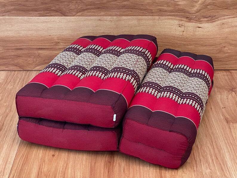 Meditation Cushion Set RED Medium Size-RED3-Fold ZafuNew Arrival! 50 cm x50 cm 100% Kapok Cotton Foldable-RED

50 cm x 50 cm in size. Filled with organic kapok fibre which is allergen free and gives fantastic long lastHealth & Beauty > Health & Wellbeing > Wellness AccessoriesShantiwearsShantiwearsMeditation Cushion Set