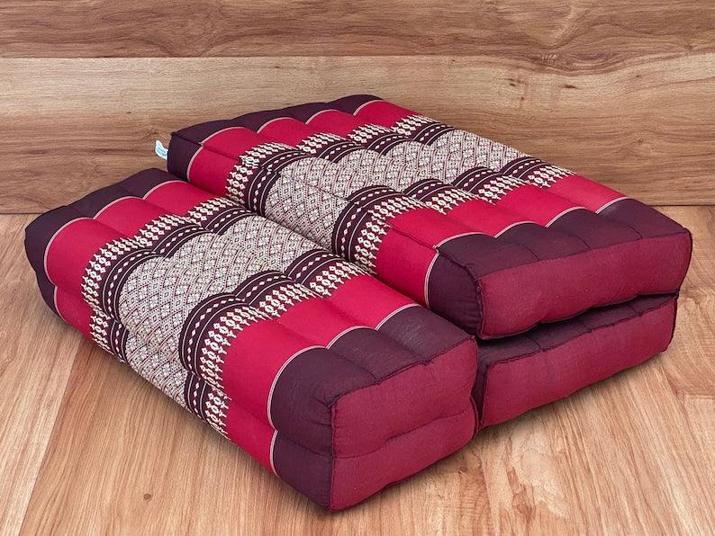 Meditation Cushion Set RED Medium Size-RED3-Fold ZafuNew Arrival! 50 cm x50 cm 100% Kapok Cotton Foldable-RED

50 cm x 50 cm in size. Filled with organic kapok fibre which is allergen free and gives fantastic long lastHealth & Beauty > Health & Wellbeing > Wellness AccessoriesShantiwearsShantiwearsMeditation Cushion Set