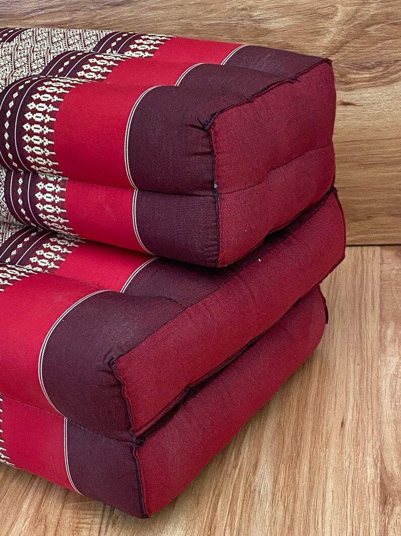 Meditation Cushion Set RED Medium Size-RED3-Fold ZafuNew Arrival! 50 cm x50 cm 100% Kapok Cotton Foldable-RED

50 cm x 50 cm in size. Filled with organic kapok fibre which is allergen free and gives fantastic long lastHealth & Beauty > Health & Wellbeing > Wellness AccessoriesShantiwearsShantiwearsMeditation Cushion Set