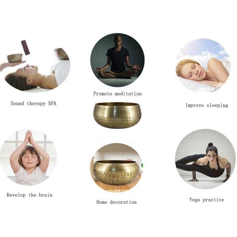 8.5cm Copper Buddha Sound Bowl Set with Mat Stick & BagFeatures:• Size: Diameter 8Cm: 8X8X4.5Cm, Diameter 8.5Cm: 8.5X8.5X5Cm• Handmade copper material• Compact and portable design• Produces crisp and pleasant sound• IdeaHealth & Beauty > Massage & Relaxation > MassagersShantiwearsShantiwearsCopper Buddha Sound Bowl