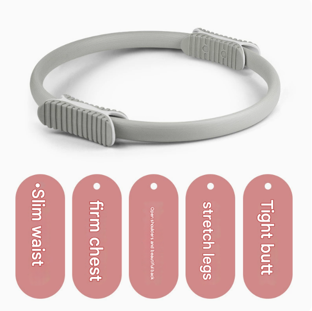 Blue 38cm Pilates Ring Circle with Comfort Foam Handles for Core & Muscle Toning